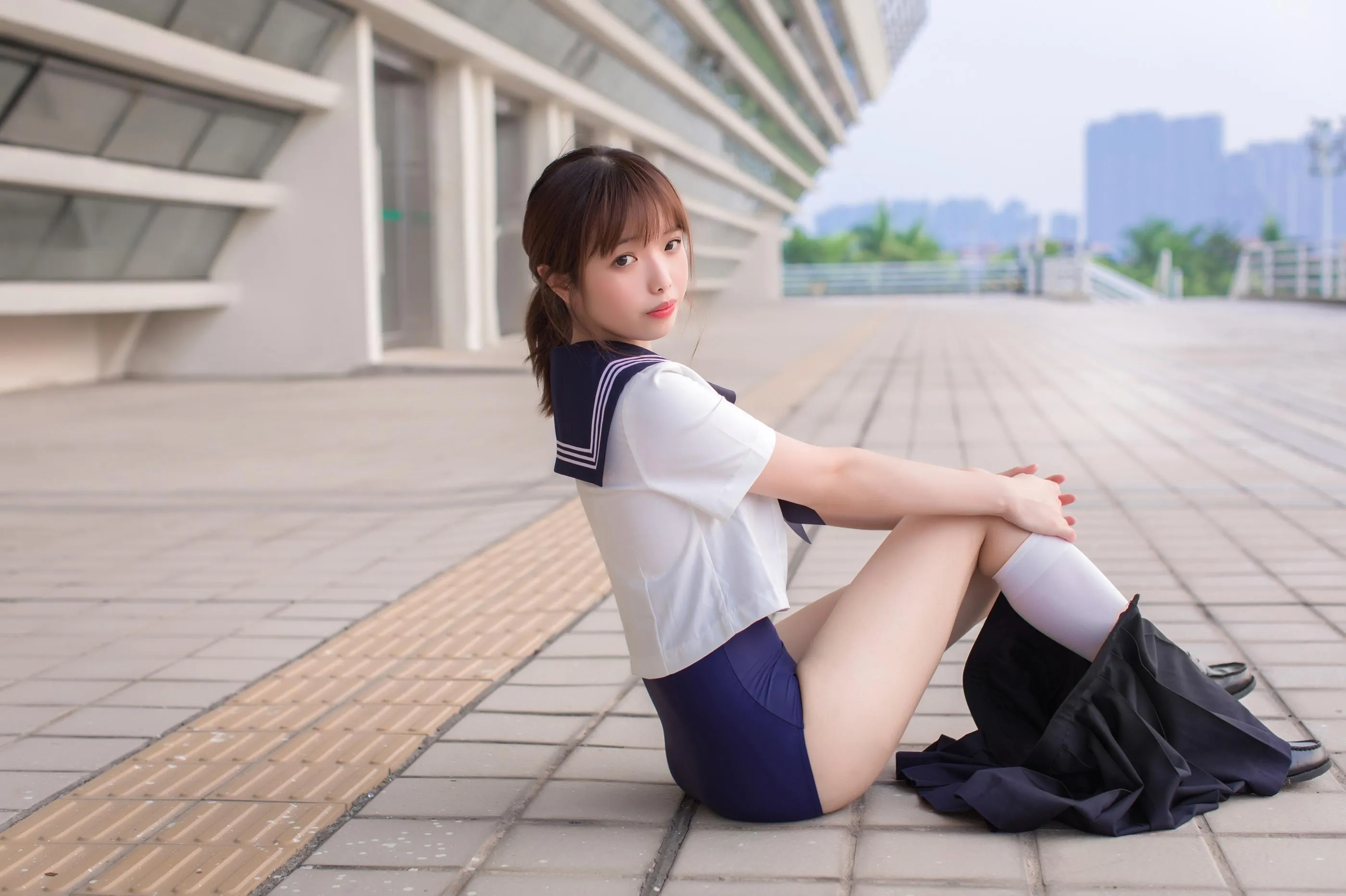 NO.5 雯妹不讲道理-JK [20P]插图6